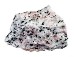 raw miaskite with pink cancrinite rock cutout