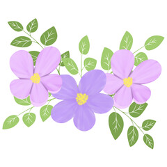 Obraz premium Watercolor flower illustration