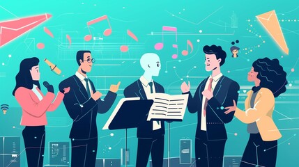  AI algorithms harmonize creating a melody of efficiency and innovation