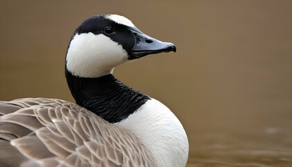 A Goose Honking Loudly To Communicate