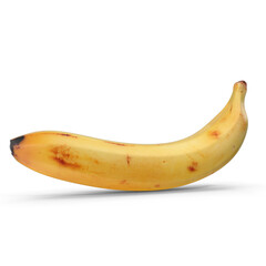 Ripe Yellow Banana on a Bright Background - Emphasizing Nutritional Benefits and Versatile Culinary Uses