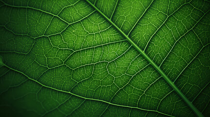 Obraz premium Green leaves texture natural pattern