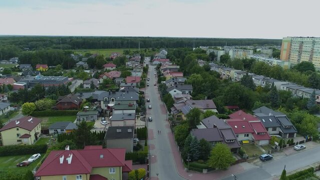 Beautiful Panorama Zgierz Aerial View Poland