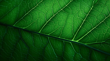 Obraz premium Green leaves texture natural pattern