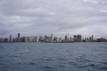 Naklejka premium Work on the new floor of Metal bridge Fortaleza - Ceará, Brazil. 