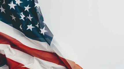 American Flag Wave Close Up for Memorial Day or 4th of July