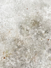 frozen ice on the road