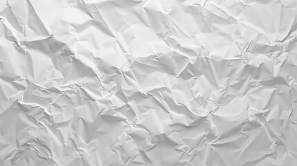 Crumpled white paper texture