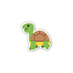 Turtle Icon. Emoji Vector. Colorful Icon. Icon Vector. Icon Design