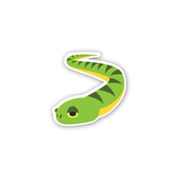 Snake Icon. Emoji Vector. Colorful Icon. Icon Vector. Icon Design