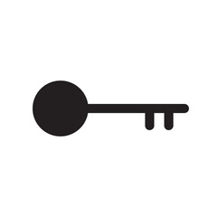 key illustration, key flat icon vector illustration