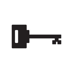 key illustration, key flat icon vector illustration