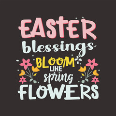 Easter day t-shirt design template. Happy Easter day vector template.