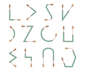 Obraz premium decorative arrows symbols vector illustration
