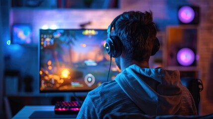 Streamer captivating audiences with live content, a dynamic creator sharing their passions and talents in real-time, building communities and connecting people through interactive digital experiences.