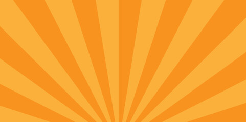 Fototapeta premium Abstract ray vector orange and red rays sunburst light stripes backdrop pattern design. Digital striped geometric circle sunset design. 