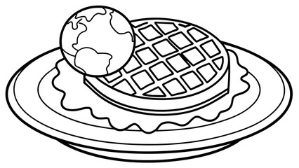 world-waffle-day-transparent-background---stock-ve