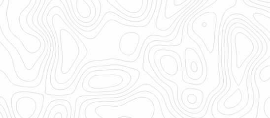 Fototapeta na wymiar Abstract topography wavy line map background. vector illustration. topography map on land vector terrain Illustration. Black on white contours vector topography stylized height of the lines. 