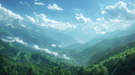 Fototapeta premium mountains in the mountains