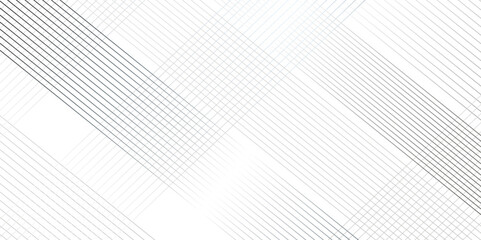 Fototapeta premium Vector gradient gray line abstract pattern Transparent monochrome striped texture, minimal background. Abstract background wave line elegant white striped diagonal line technology concept web texture.