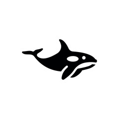 black whale icon vector illustration