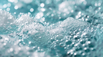 Serene Detergent Bubbles - obrazy, fototapety, plakaty