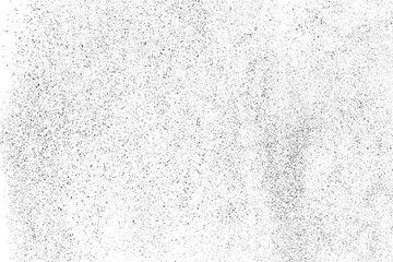 Black texture on white. Worn effect backdrop. Old paper overlay. Grunge background. Abstract pattern. Vector illustration, eps 10	