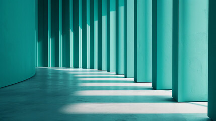 Naklejka premium 3D minimalist business backdrop in sleek contemporary colors ample copy space for modern corporate appeal