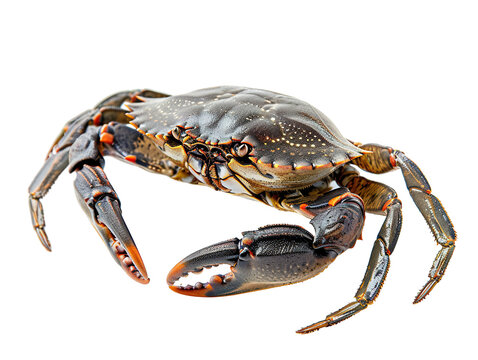 Mud crab isolated on white background PNG