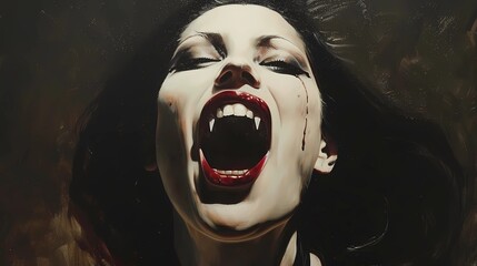 vampires, female vampires, gothic background, halloween image