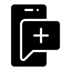 consultation glyph icon