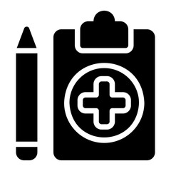 health report glyph icon