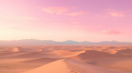 Fototapeta na wymiar Hot and dry desert landscape.