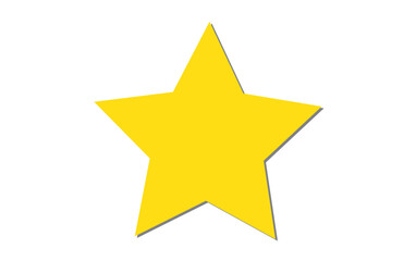 Obraz premium star icon on white background. star sign.