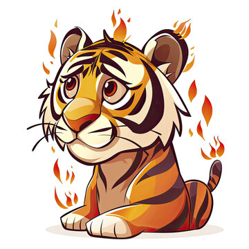 Tiger Stiflingly Hot, Isolated Transparent Background Images