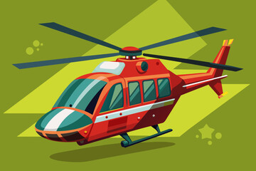 Obraz na płótnie Canvas helicopter vector illustration