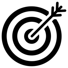crosshair icon, simple vector design