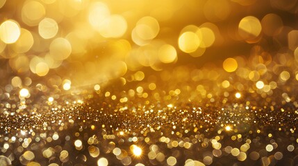 golden christmas lights