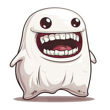 Indonesian Ghost Kuyang, Isolated Transparent Background Images