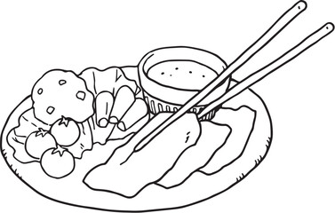 お皿に盛りつける