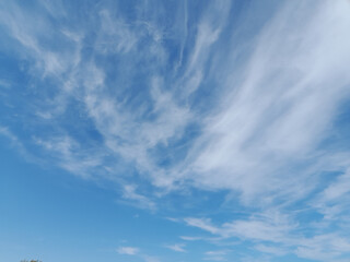 Fototapeta premium Wolkengebilde Zirruswolke