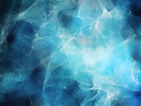 Azure ghost web background image, in the style of cosmic graffiti, tangled nests