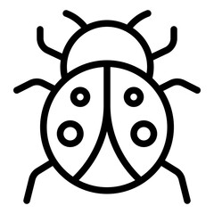 Ladybird line icon