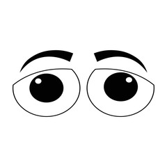 Expression Eye Illustration