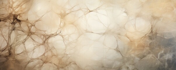 Beige ghost web background image, in the style of cosmic graffiti, tangled nests - obrazy, fototapety, plakaty