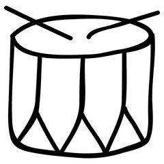 Obraz na płótnie Canvas drum icon, simple vector design