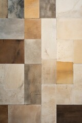 Beige marble tile tile colors stone look, in the style of mosaic pop art, minimalistic composition