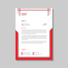 Corporate letterhead template design