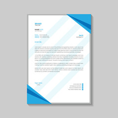 Professional letterhead template design