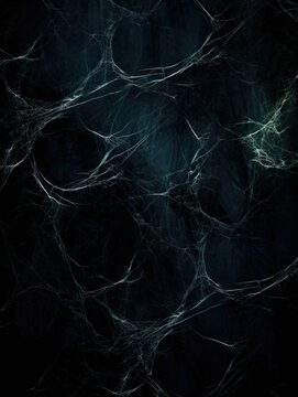 Black ghost web background image, in the style of cosmic graffiti